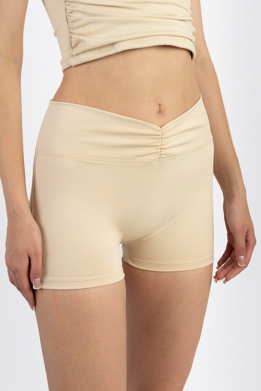 Short Bloom Pleat - Soft Ivory