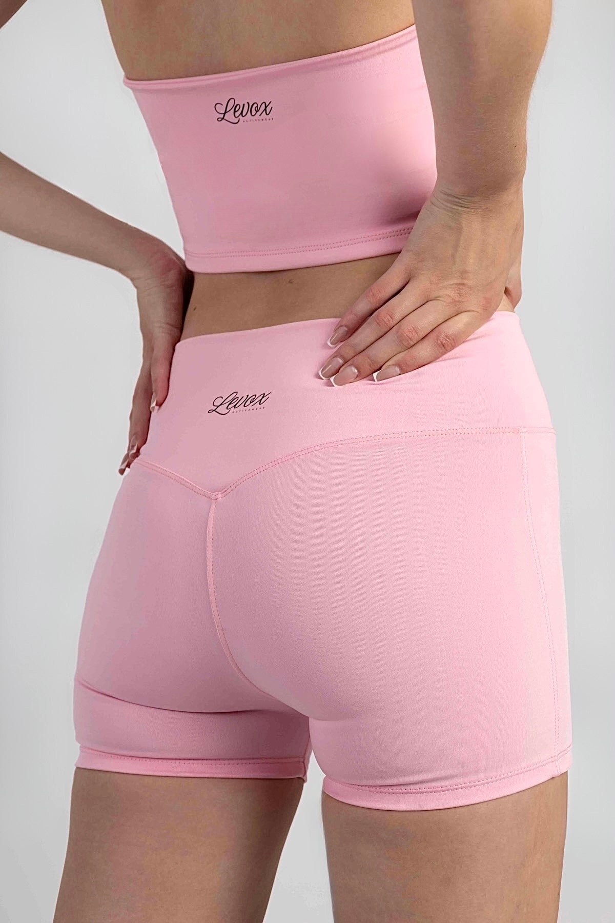 Short Bloom Pleat - Blush Rose