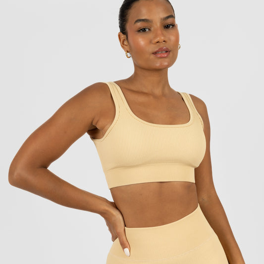 Top Acanelado Beige